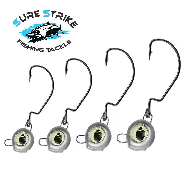 Bionic Night Glow Jig Head - Weedless