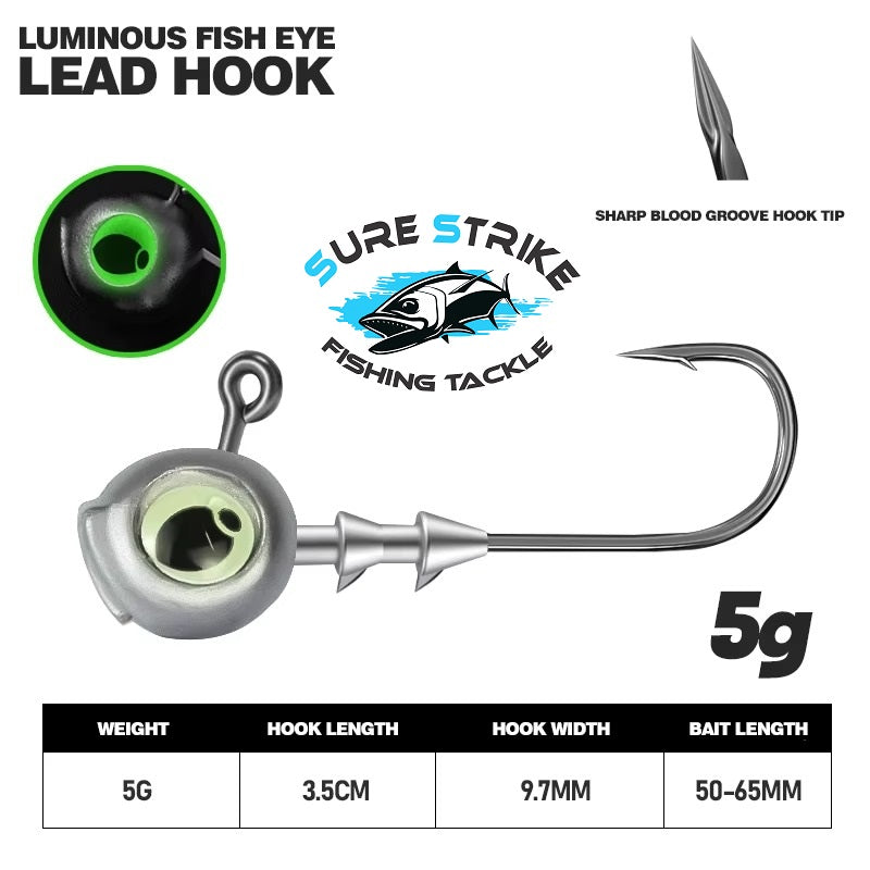Bionic Night Glow Jig Head - Standard
