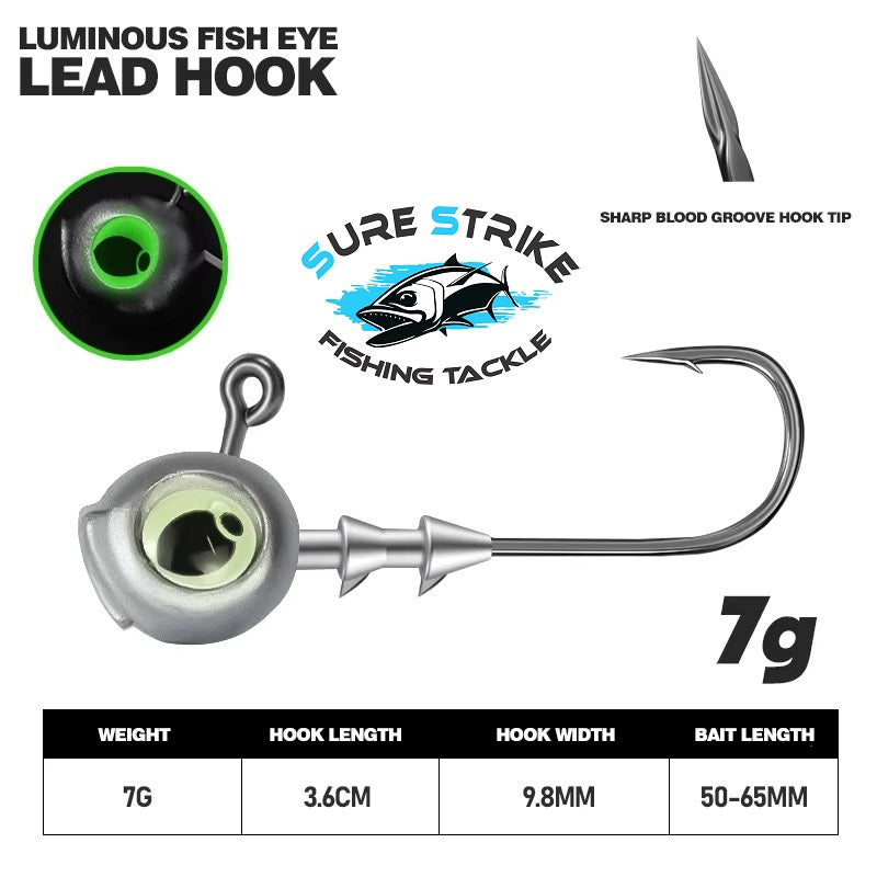 Bionic Night Glow Jig Head - Standard