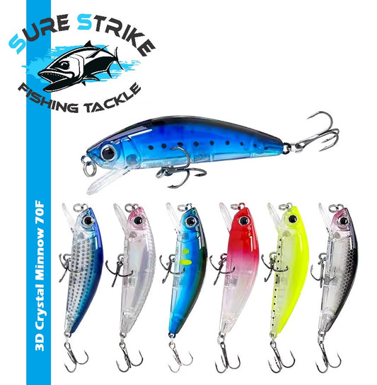 Sure Strike 3D Crystal Minnow 70F