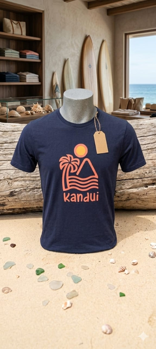 Kandui Mountain Icon Tee Blue