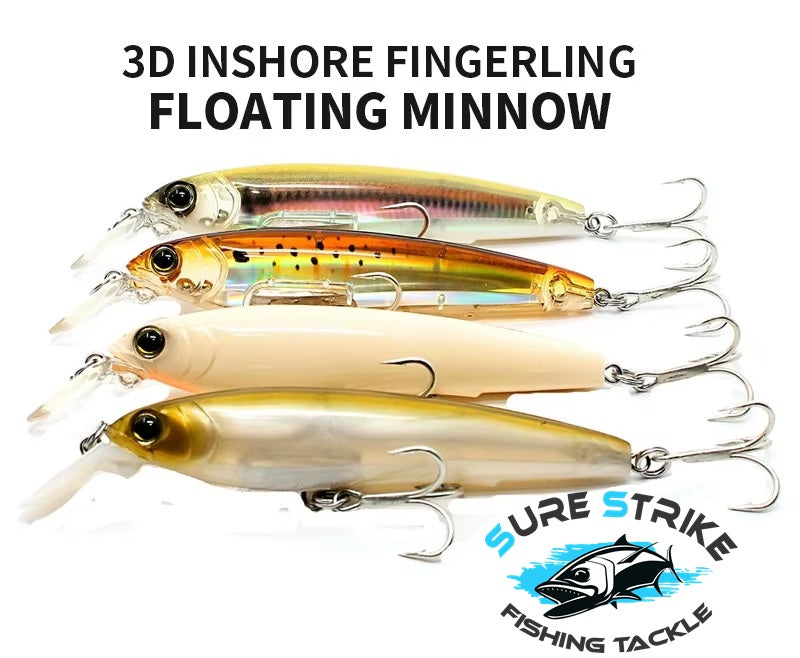 Sure Strike 3D Crystal Fingerling Minnow 100F